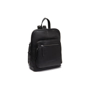 Floran Full-Grain Leather Backpack til Kvinder in Classic 100% Full-Grain Leather - Full Exterior Front Profile View | Buy Online