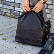Manchester Full-Grain Leather Backpack til Kvinder – alternate product view 3