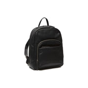 Santana Full-Grain Leather Backpack til Kvinder in Tan 100% Full-Grain Leather - Full Exterior Front Profile View | Buy Online