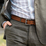 Aayden Full-Grain Leather Belt til Mænd – alternate product view 2