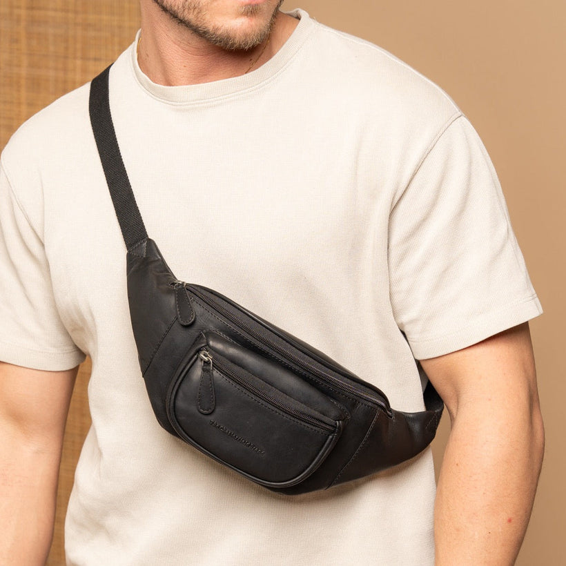 Vernio Full-Grain Leather Belt Bag til Kvinder