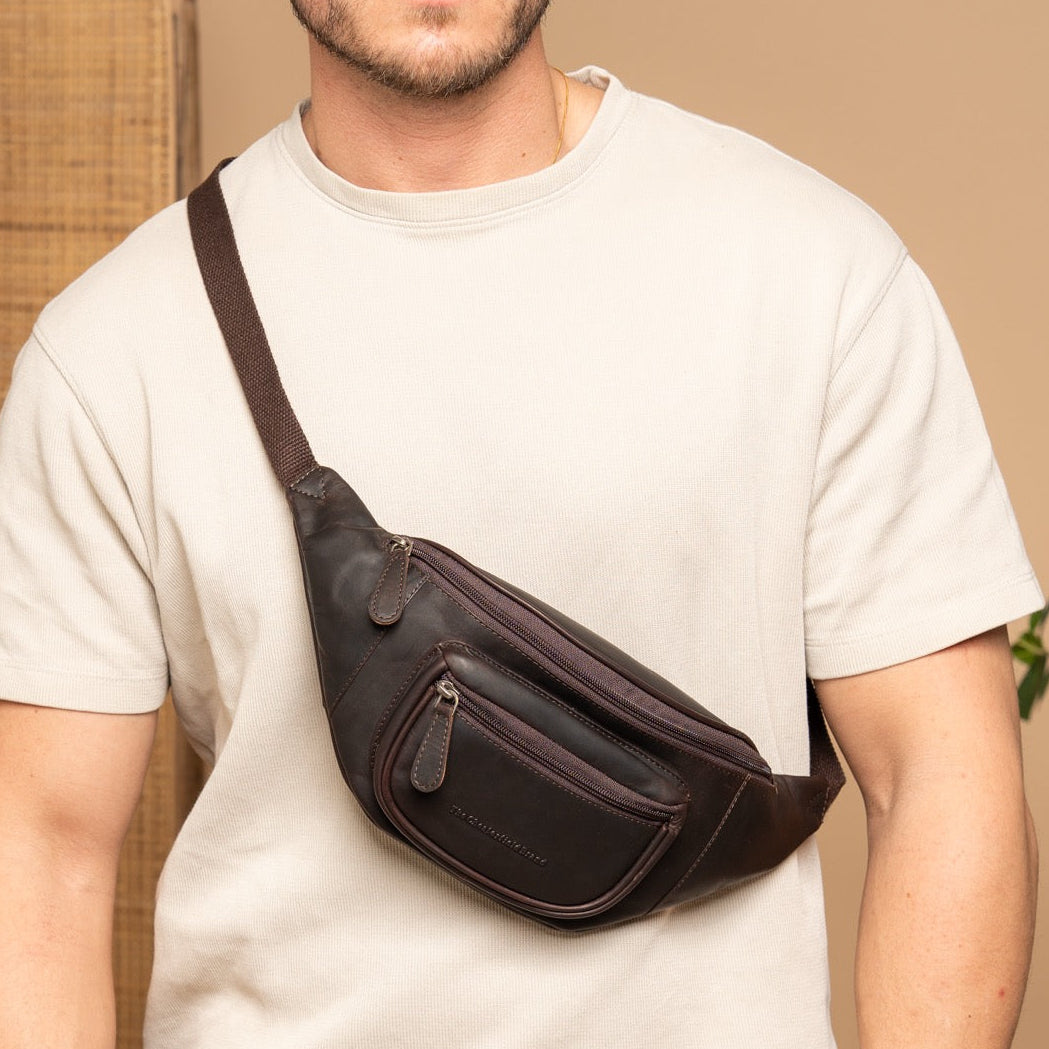 Vernio Full-Grain Leather Belt Bag til Kvinder – alternate product view 2