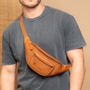 Vernio Full-Grain Leather Belt Bag til Kvinder – alternate product view 2