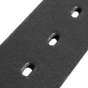 Solid Antique Brass Hardware &amp; Heavy-Duty Dual Zipper Detail on Brandon Full-Grain Leather Belt til Mænd
