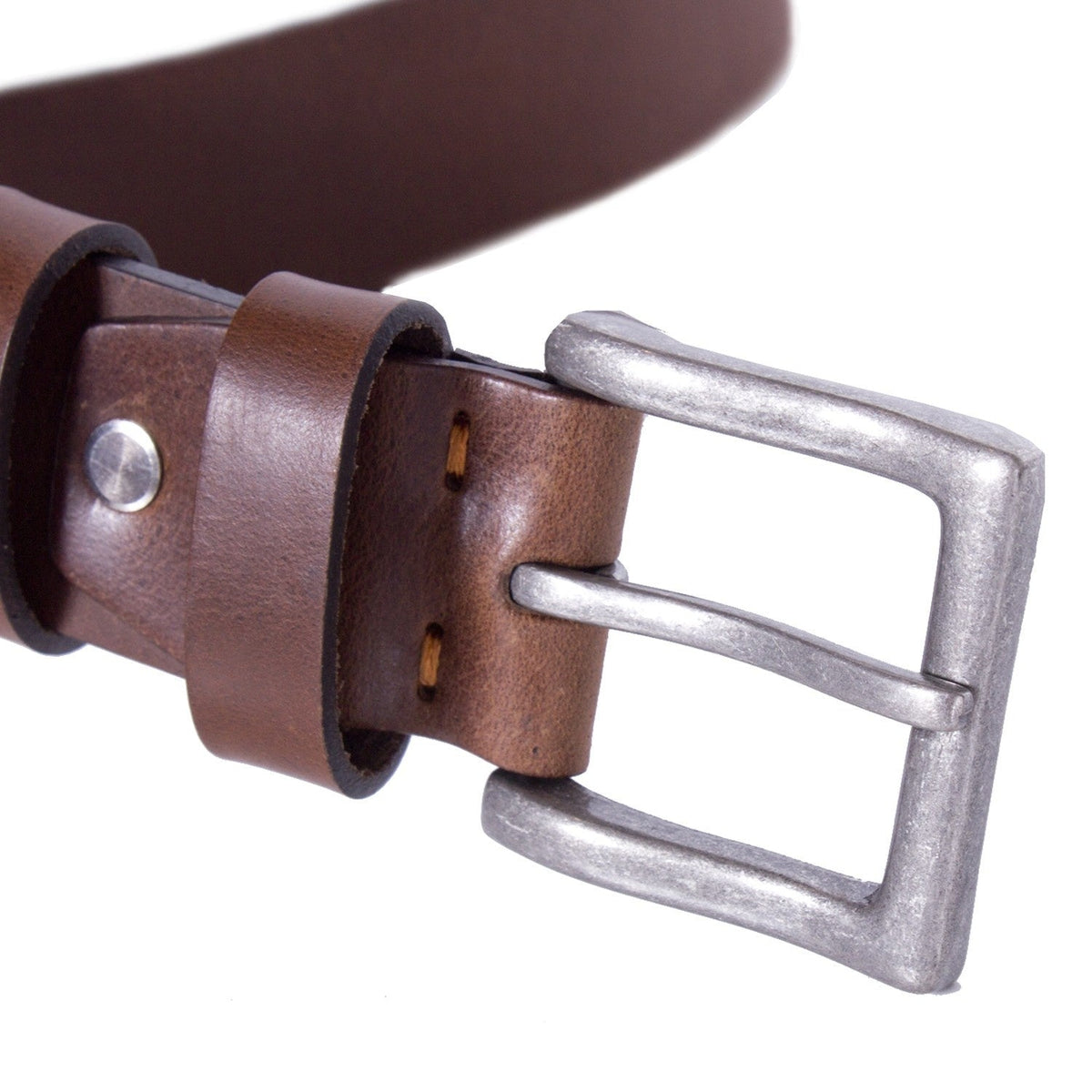 Brandon Full-Grain Leather Belt til Mænd – alternate product view 2
