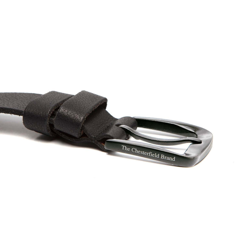 Copper Full-Grain Leather Belt til Mænd