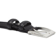 Classic 100% Full-Grain leather Belt - Rear Perspective Showing Reinforced Leather Straps & Stitching
