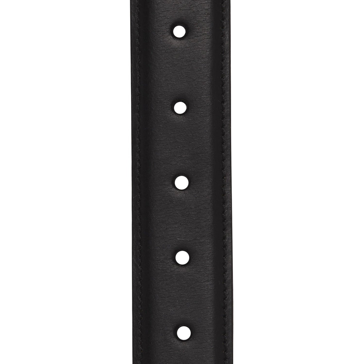 Elliot Full-Grain Leather Belt - Structured Side Profile Showing Gusset Depth & Expansion Capacity