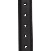 Elliot Full-Grain Leather Belt - Structured Side Profile Showing Gusset Depth & Expansion Capacity