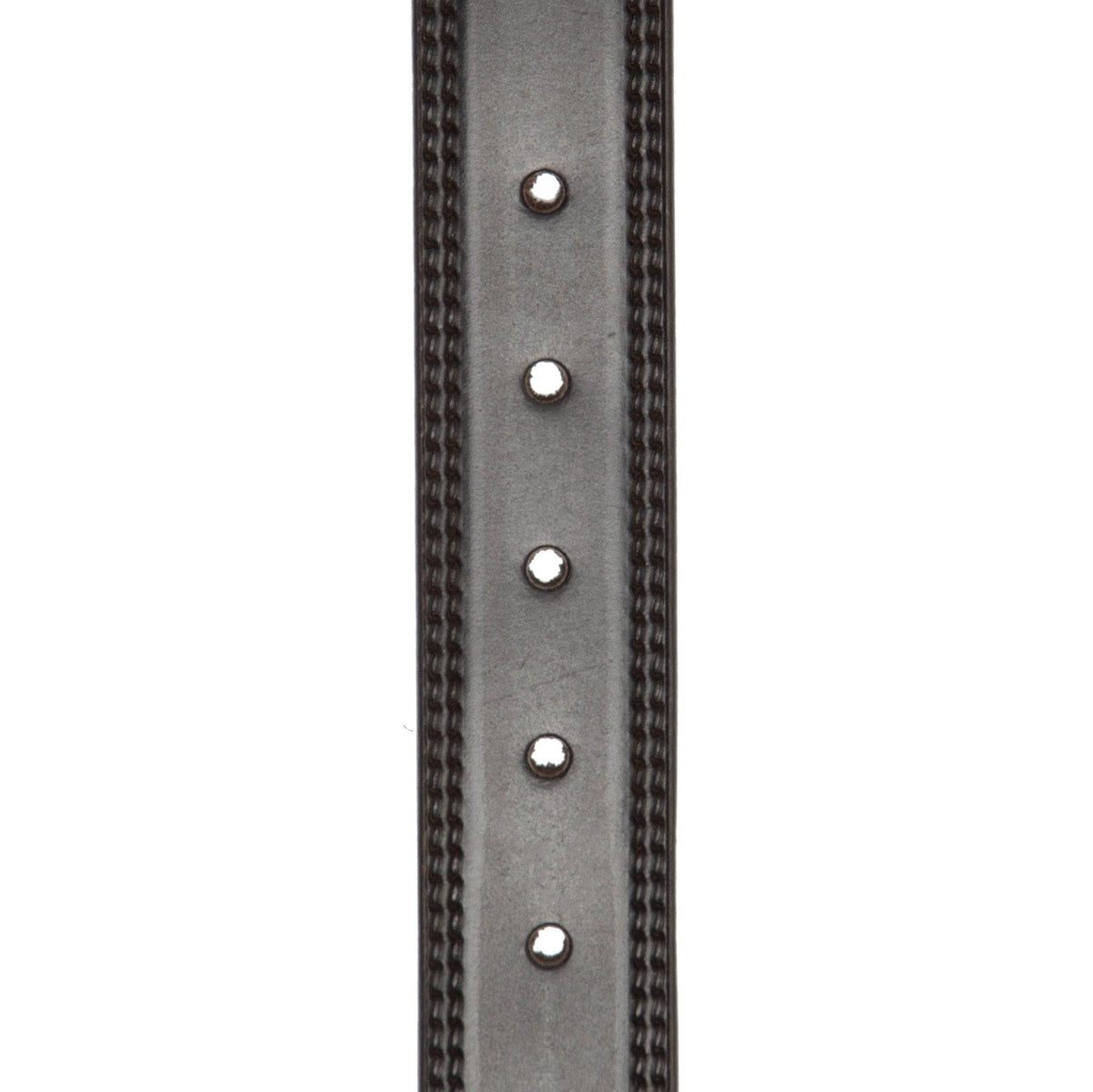 Solid Antique Brass Hardware &amp; Heavy-Duty Dual Zipper Detail on Manovo Full-Grain Leather Belt til Mænd