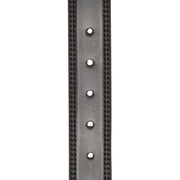 Solid Antique Brass Hardware &amp; Heavy-Duty Dual Zipper Detail on Manovo Full-Grain Leather Belt til Mænd