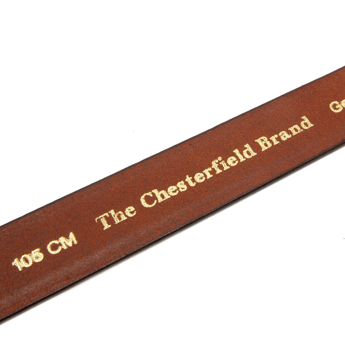 Manovo Full-Grain Leather Belt til Mænd – alternate product view 3