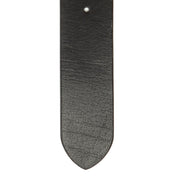 Solid Antique Brass Hardware &amp; Heavy-Duty Dual Zipper Detail on Morrison Full-Grain Leather Belt til Mænd