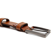 Lys brunaro Full-Grain Leather Belt til Mænd – alternate product view 2