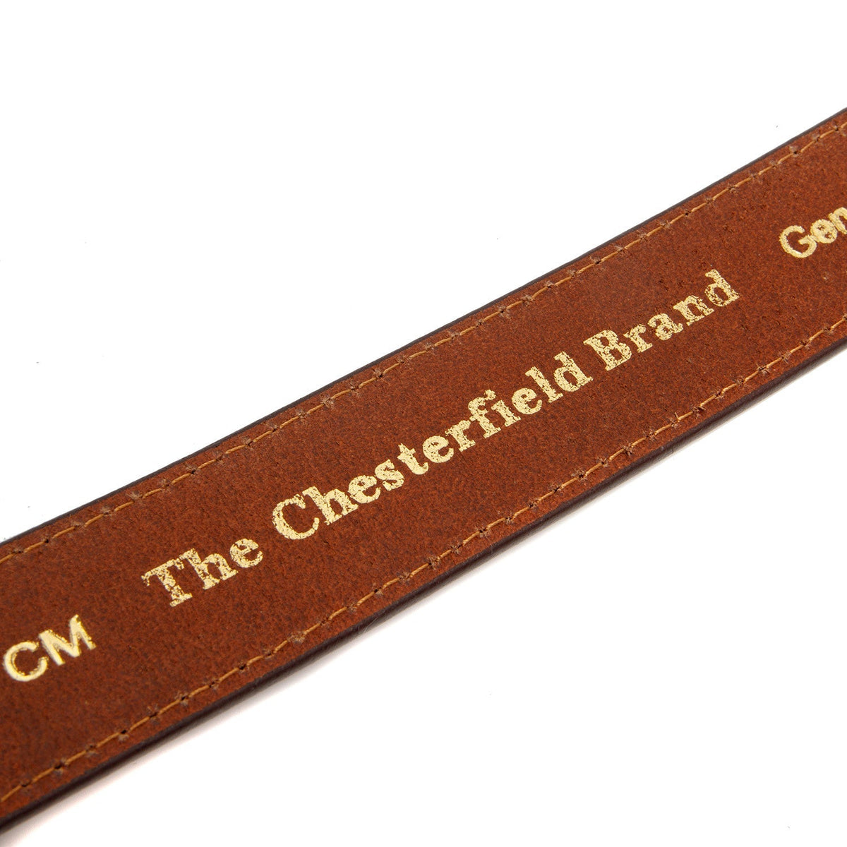 Lys brunaro Full-Grain Leather Belt til Mænd – alternate product view 3