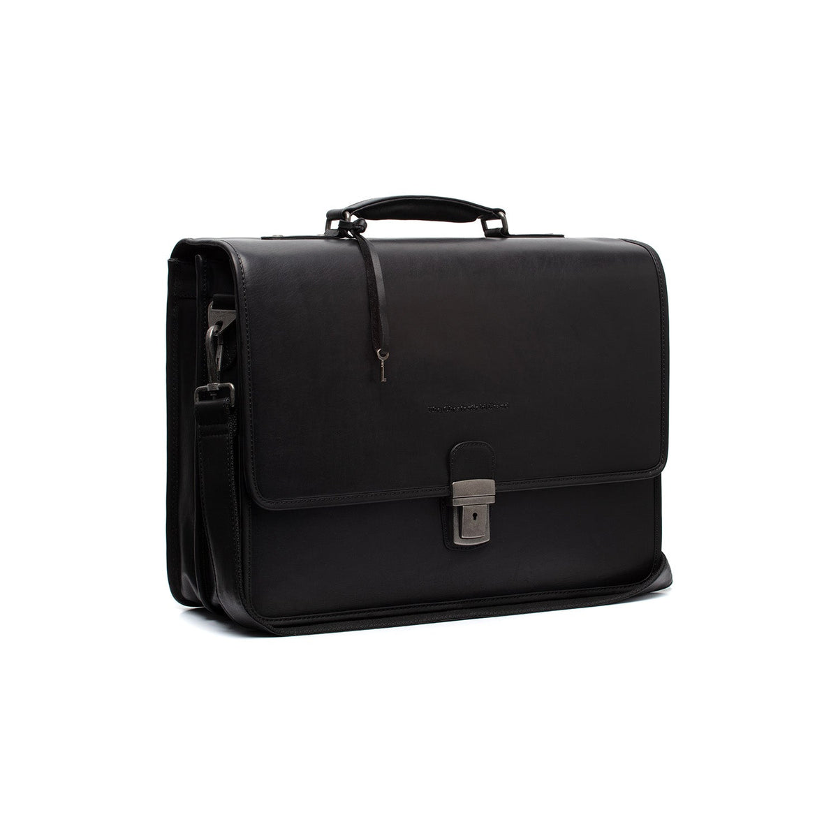 
Glenwood Kernelæder Briefcase til Mænd i klassisk 100% kernelæder - Full Exterior Forfra med skræddersyet silhuet | Køb online