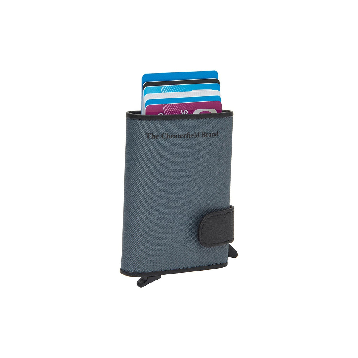 Delsbo Full-Grain Leather Card Holder til Kvinder in Classic 100% Full-Grain Leather - Full Exterior Front Profile View | Buy Online