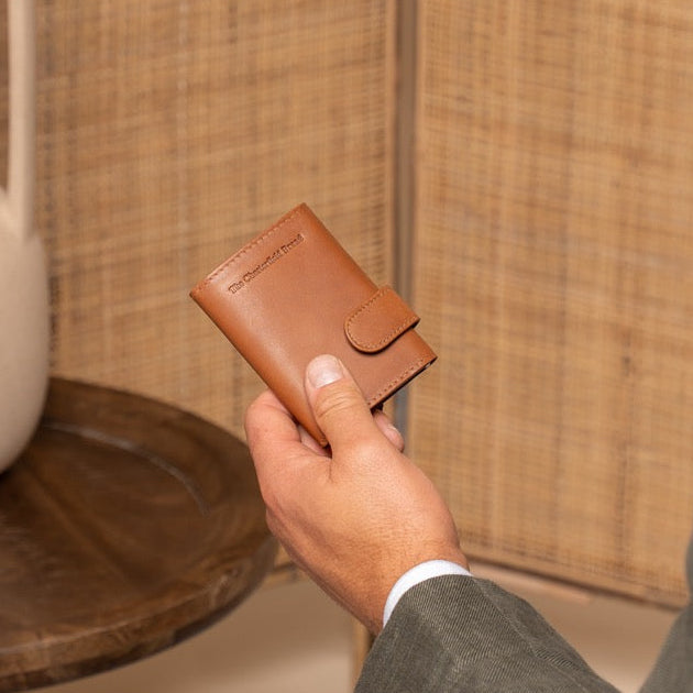 Frankfurt Full-Grain Leather Card Holder til Kvinder – alternate product view 3