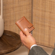 Frankfurt Full-Grain Leather Card Holder til Kvinder – alternate product view 3