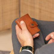 Larino Full-Grain Leather Card Holder til Kvinder – alternate product view 2