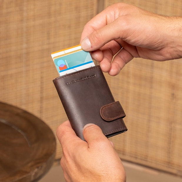 Leicester Full-Grain Leather Card Holder til Kvinder – alternate product view 2