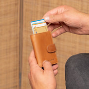 Leipzig Full-Grain Leather Card Holder til Kvinder – alternate product view 2