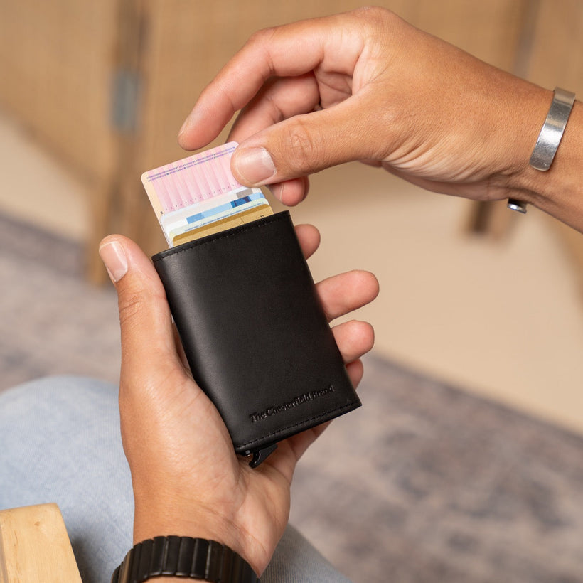Palma Full-Grain Leather Card Holder til Kvinder