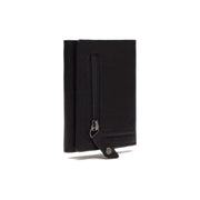Solid Antique Brass Hardware &amp; Heavy-Duty Dual Zipper Detail on Paris Full-Grain Leather Card Holder til Kvinder