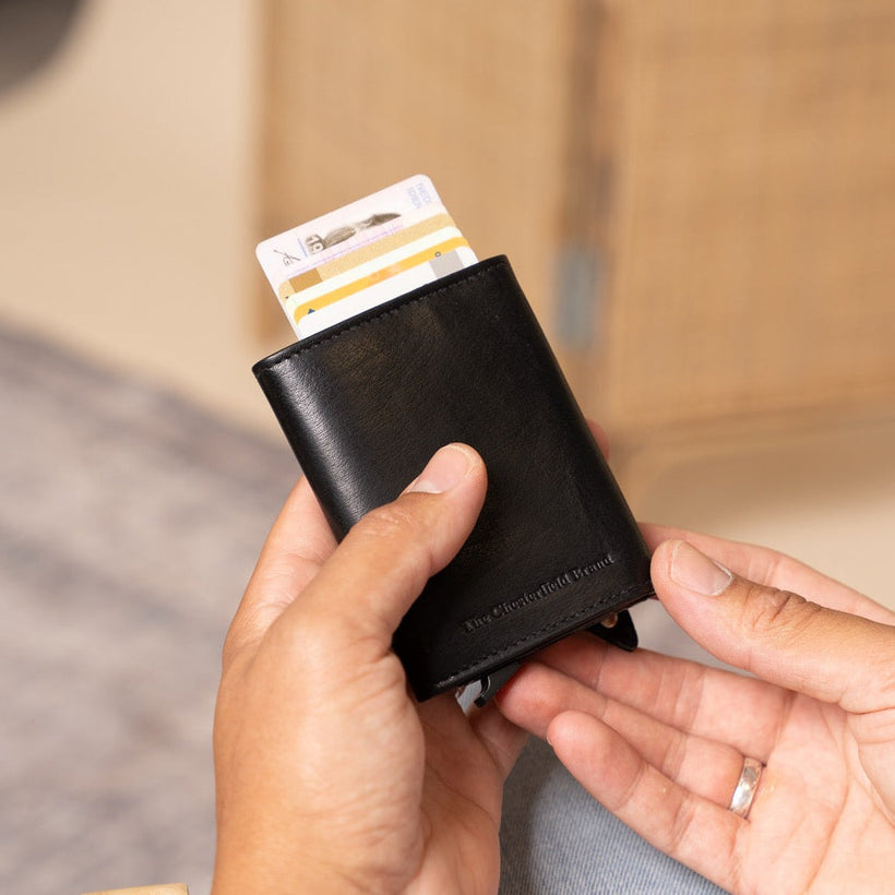 Paris Full-Grain Leather Card Holder til Kvinder