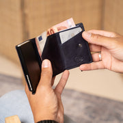 Paris Full-Grain Leather Card Holder til Kvinder – alternate product view 3
