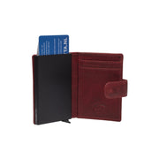 Prague Full-Grain Leather Card Holder til Kvinder – alternate product view 3