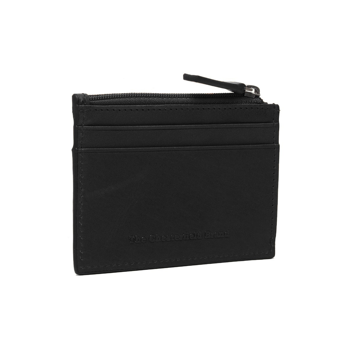 Leather Card Wallet til Kvinder in Classic 100% Full-Grain Leather - Full Exterior Front Profile View | Buy Online