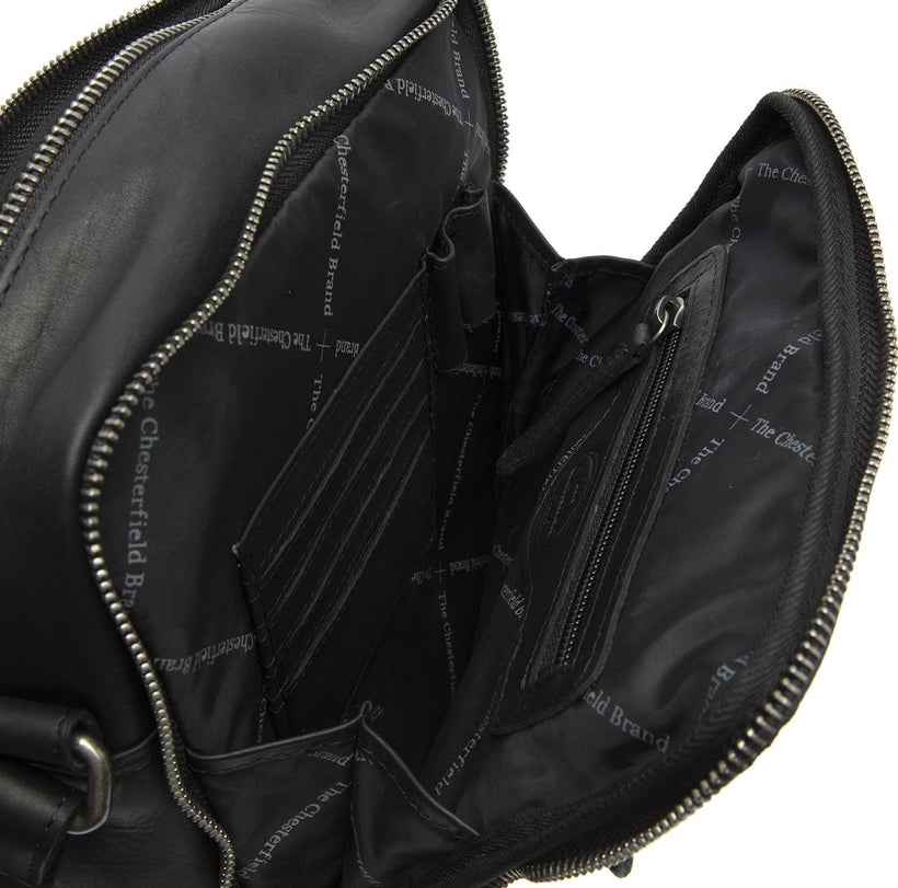 Alva Full-Grain Leather Crossbody Bag til Mænd