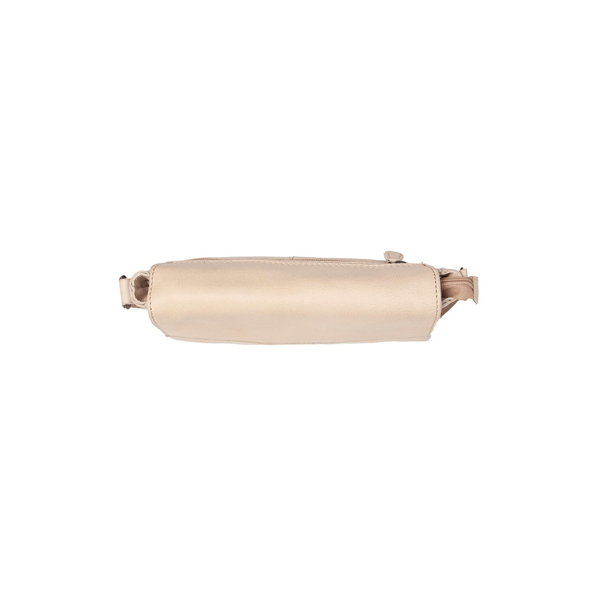 Classic 100% Full-Grain leather Bag - Rear Perspective Showing Reinforced Leather Straps &amp; Stitching