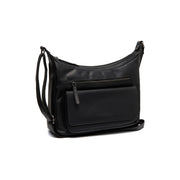 Bryson Full-Grain Leather Crossbody Bag til Kvinder in Classic 100% Full-Grain Leather - Full Exterior Front Profile View | Buy Online