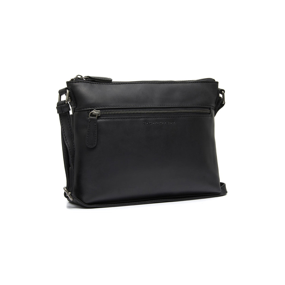 
Durban Crossbody taske i læder i klassisk 100% kernelæder - Full Exterior Forfra med skræddersyet silhuet | Køb online