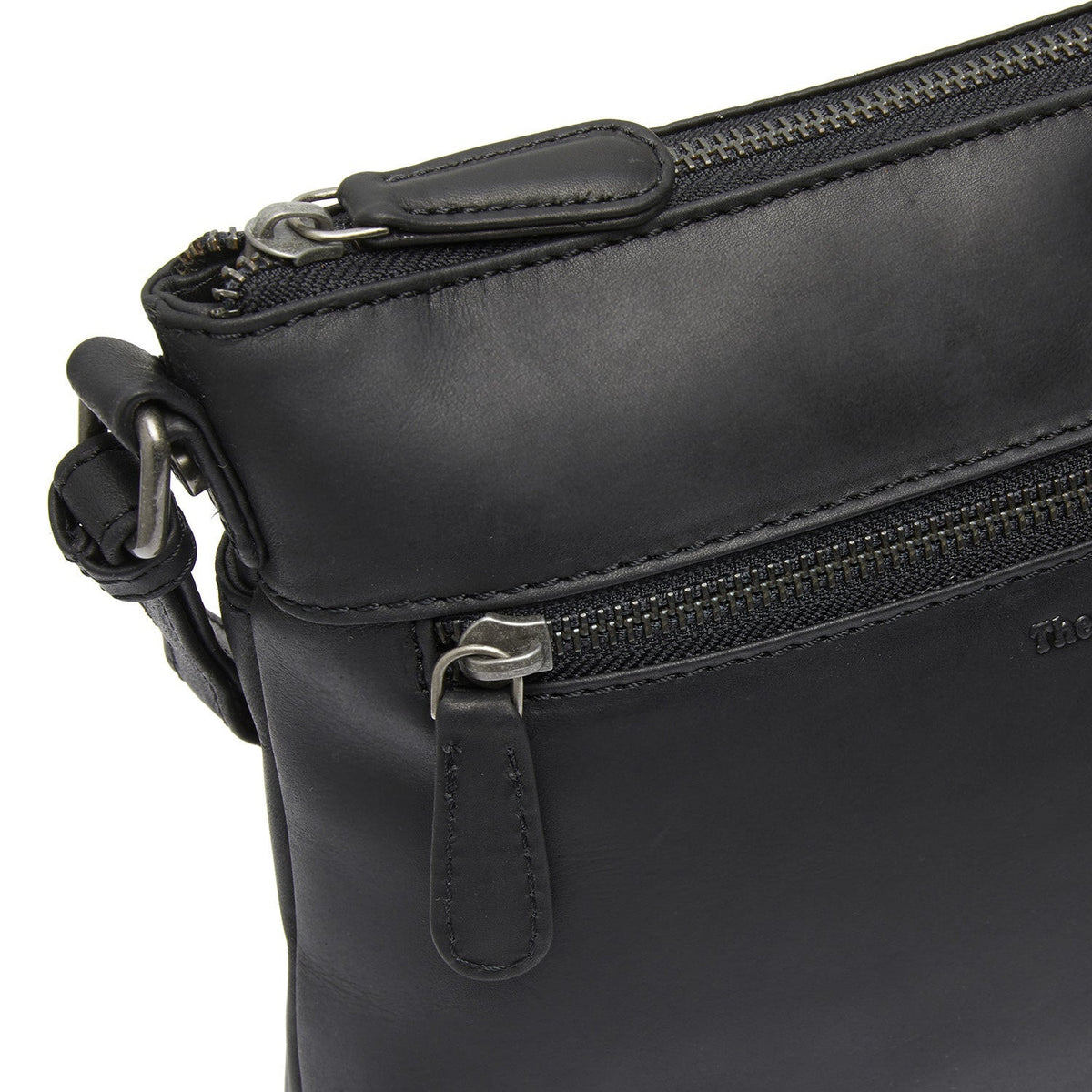 
Classic 100% Full-Grain leather Bag - Bagfra med forstærkede læderremme og syninger