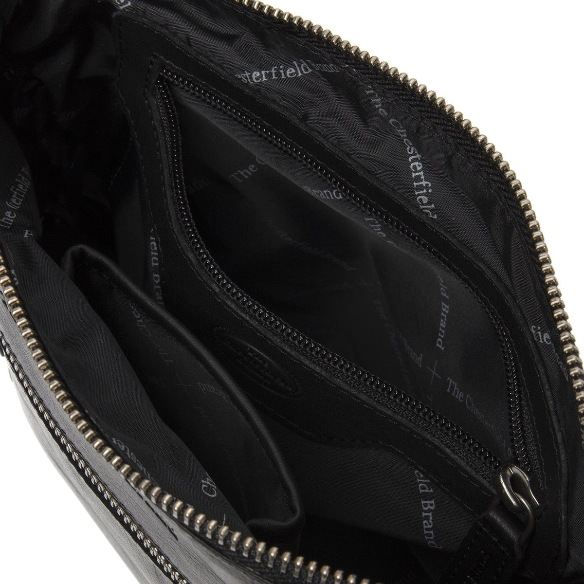 
Classic 100% Full-Grain leather Bag - Bagfra med forstærkede læderremme og syninger