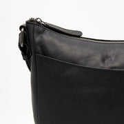 
Classic 100% Full-Grain leather Bag - Bagfra med forstærkede læderremme og syninger