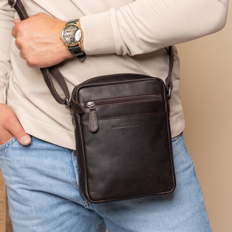 Laveno Full-Grain Leather Crossbody Bag til Mænd – alternate product view 2