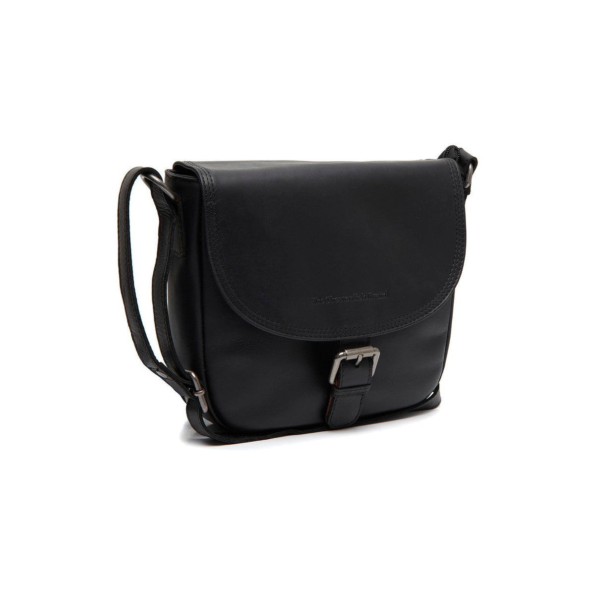 
Lucian Crossbody taske i læder i klassisk 100% kernelæder - Full Exterior Forfra med skræddersyet silhuet | Køb online