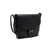 
Lucian Crossbody taske i læder i klassisk 100% kernelæder - Full Exterior Forfra med skræddersyet silhuet | Køb online