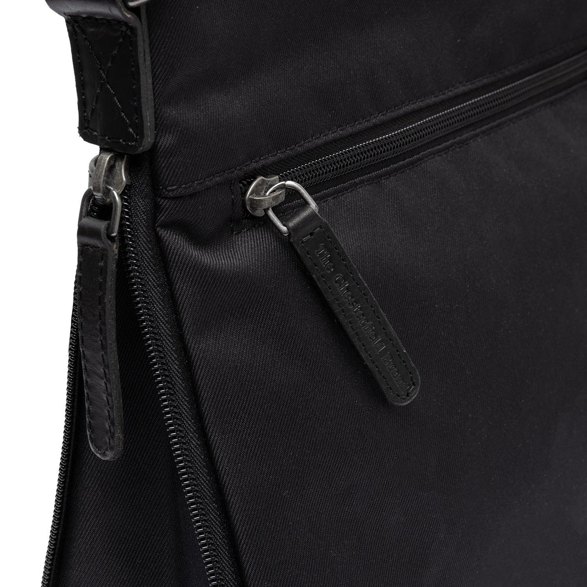 Classic 100% Full-Grain leather Bag - Rear Perspective Showing Reinforced Leather Straps & Stitching