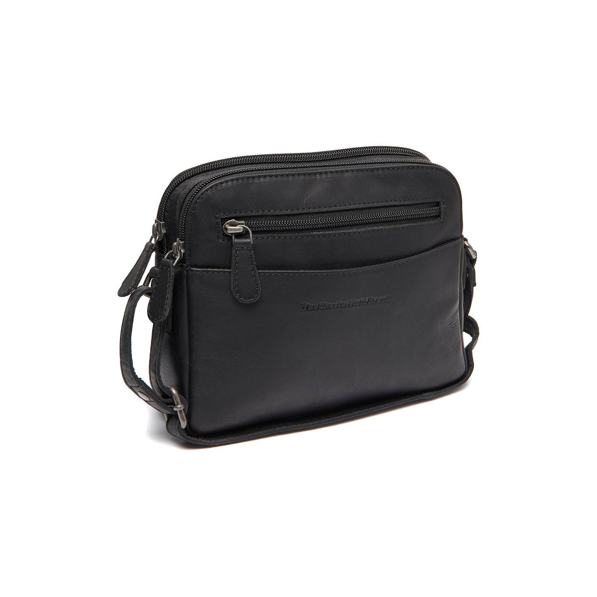 
Vionne Crossbody taske i læder - Full Exterior Forfra med skræddersyet silhuet | Køb online