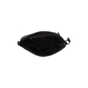 Weimar Full-Grain Leather Crossbody Bag til Kvinder - Structured Side Profile Showing Gusset Depth &amp; Expansion Capacity