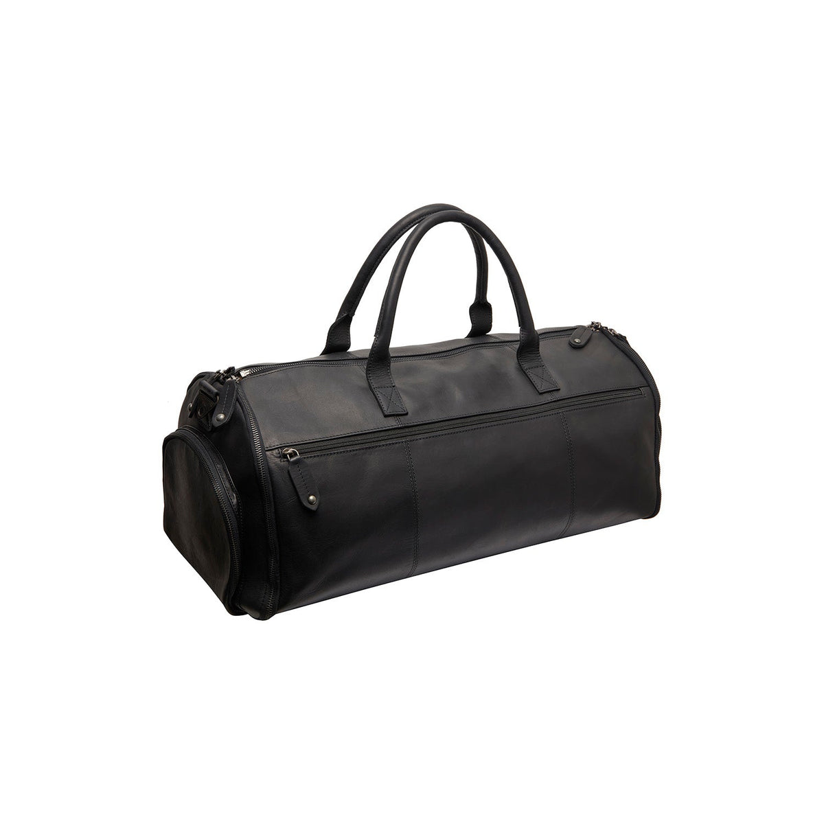 Tailored Rib Cuffs &amp; Hem Craftsmanship Construction Detail on Leather Garment Bag Finlay til Kvinder