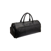 Tailored Rib Cuffs &amp; Hem Craftsmanship Construction Detail on Leather Garment Bag Finlay til Kvinder