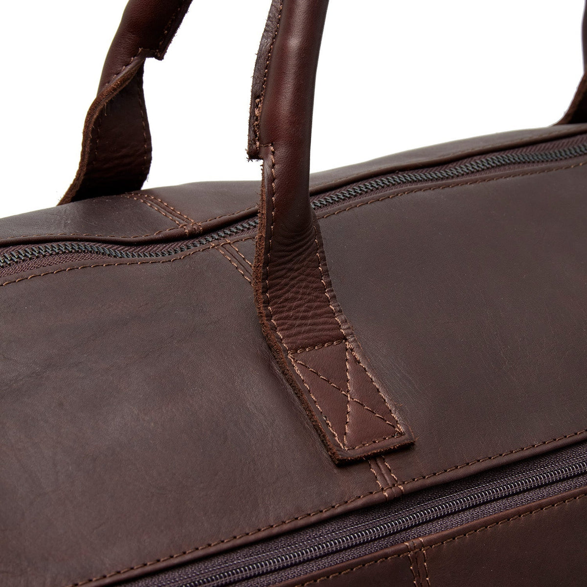 Brown Leather Garment Bag Finlay til Kvinder, detail view 1