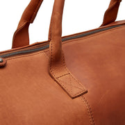 Cognac Leather Garment Bag Finlay til Kvinder, detail view 1