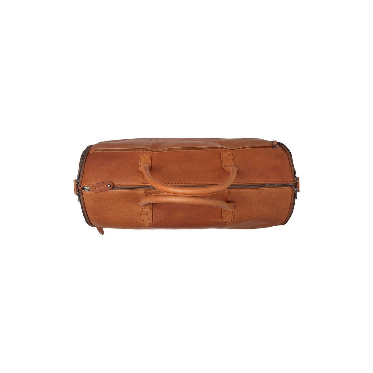 Cognac Leather Garment Bag Finlay til Kvinder, detail view 3